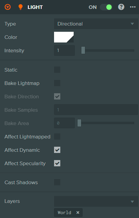 Light Component (Directional)