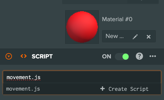 Create Script Asset
