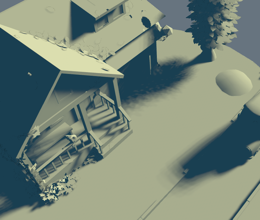 Lightmap with 15 samples